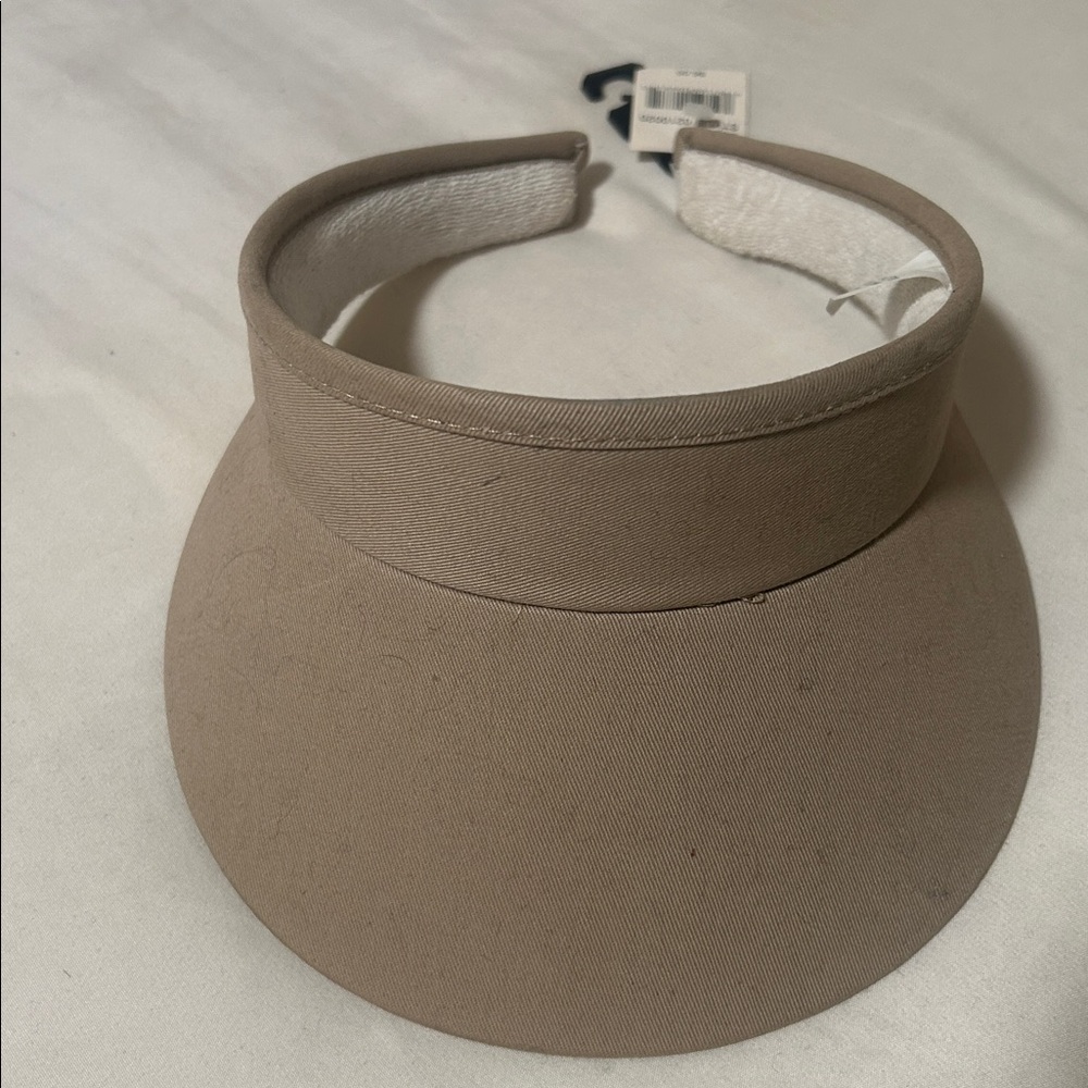 Tan Visor Hat